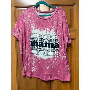 Mama pink shirt size 1x